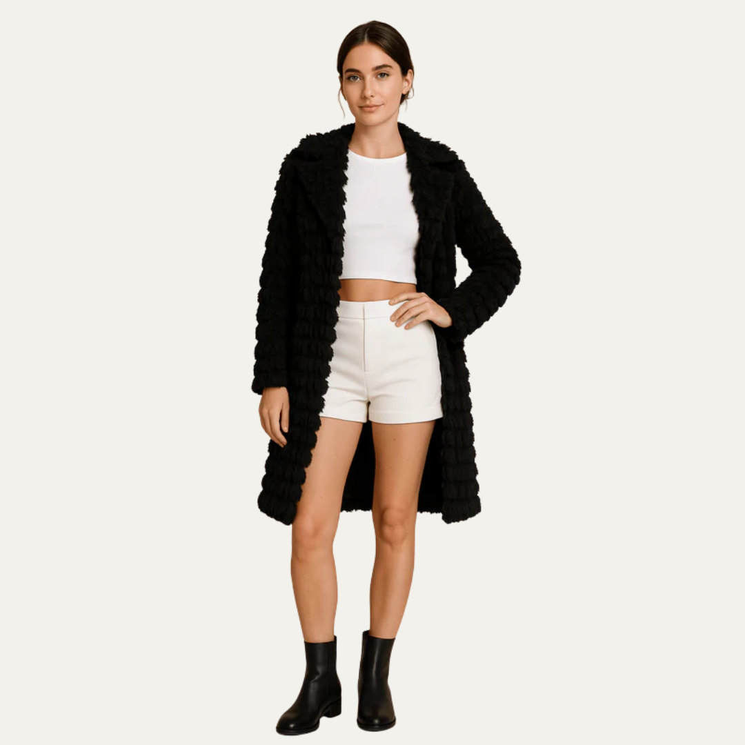 Women’s Textured Cardigan Coat