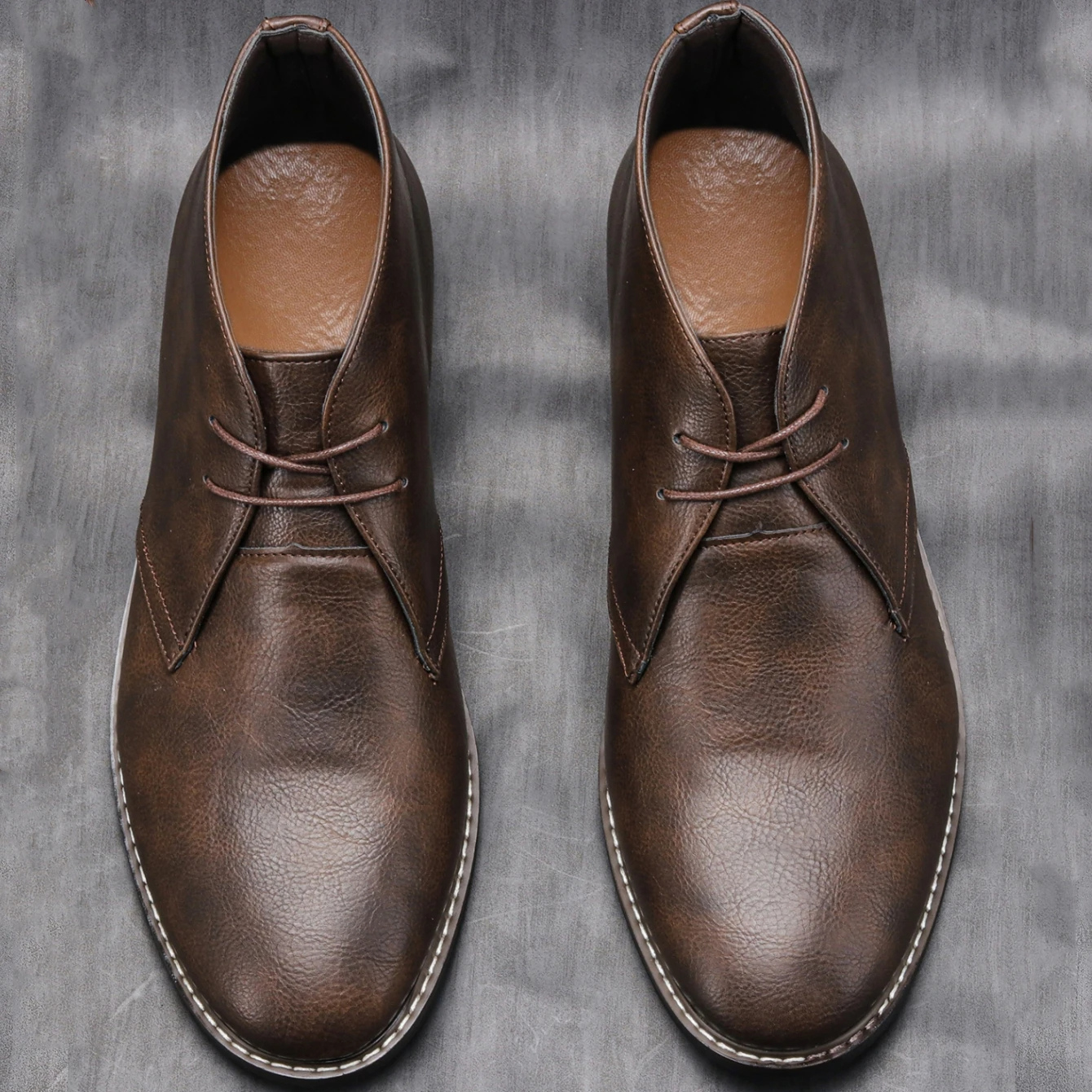 Comfortable Men's Ankle Boots with Strong Sole - BritishElegance