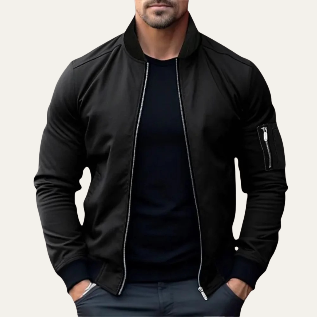Men’s Classic Full Zipped Bomber Jacket