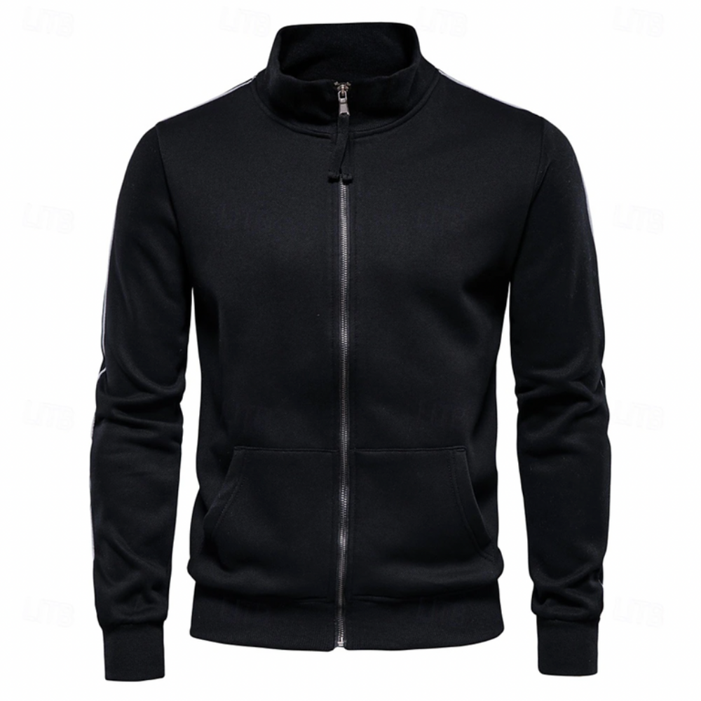 Men’s Stripe Sleeve Track Jacket