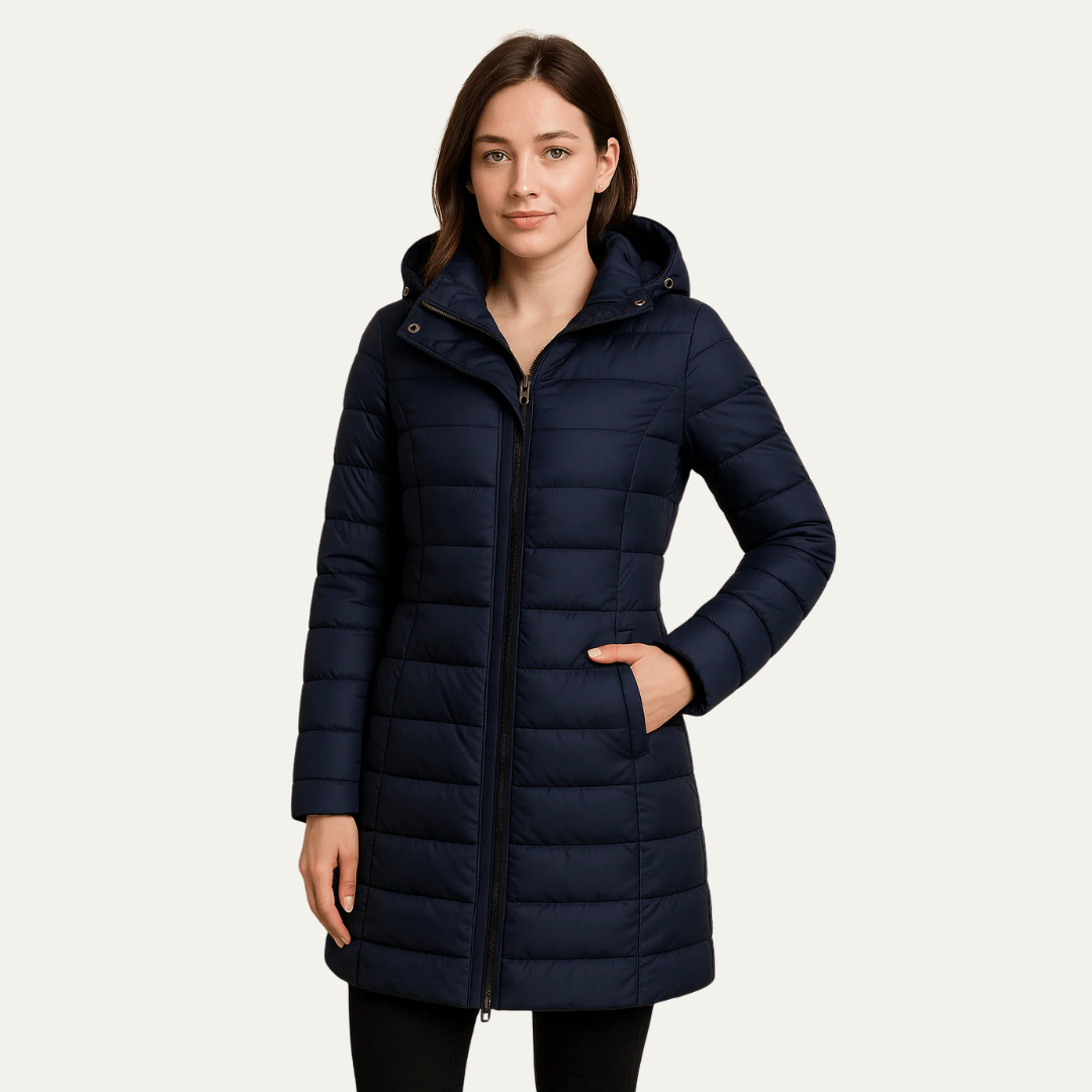 Women’s Long Hooded Puffer Coat