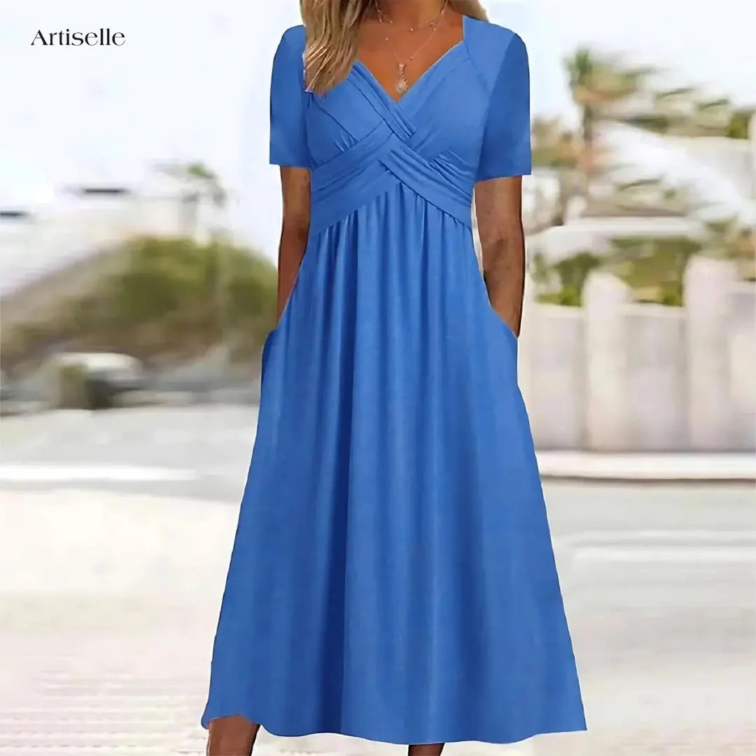 Artisella - Elegant Dress with Tummy Coverage