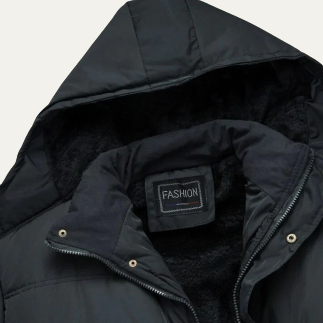 Men’s Heavy Duty Military Style Fur Lined Parka