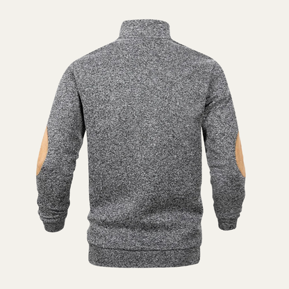 The Shanklin Men’s Casual Stand Collar Knitted Jumper