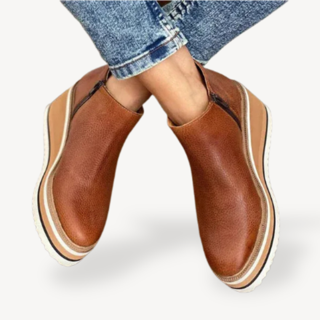 Women's Orthopedic Ankle Wedge Boots
