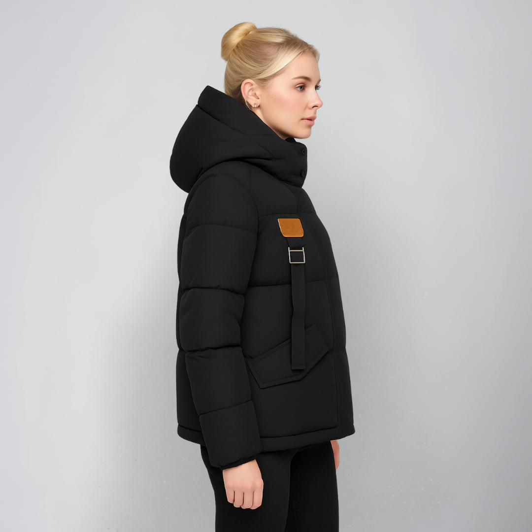 Athena | Winter Jacket - Casual Lace-Detail Outerwear for Women