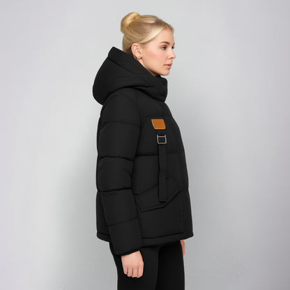 Athena | Winter Jacket - Casual Lace-Detail Outerwear for Women