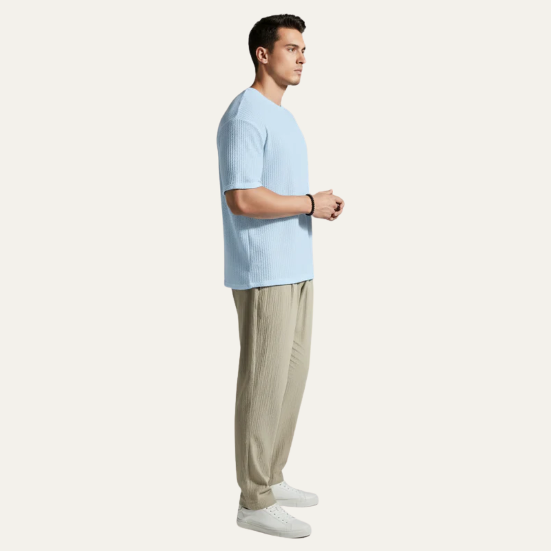 Men’s Casual Short Sleeve Bowling Shirt
