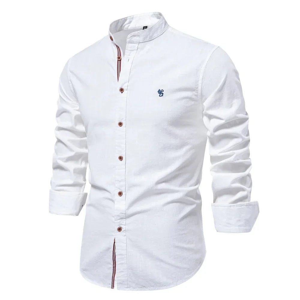 Classic Fit Long Sleeve Mens Button Down Shirt