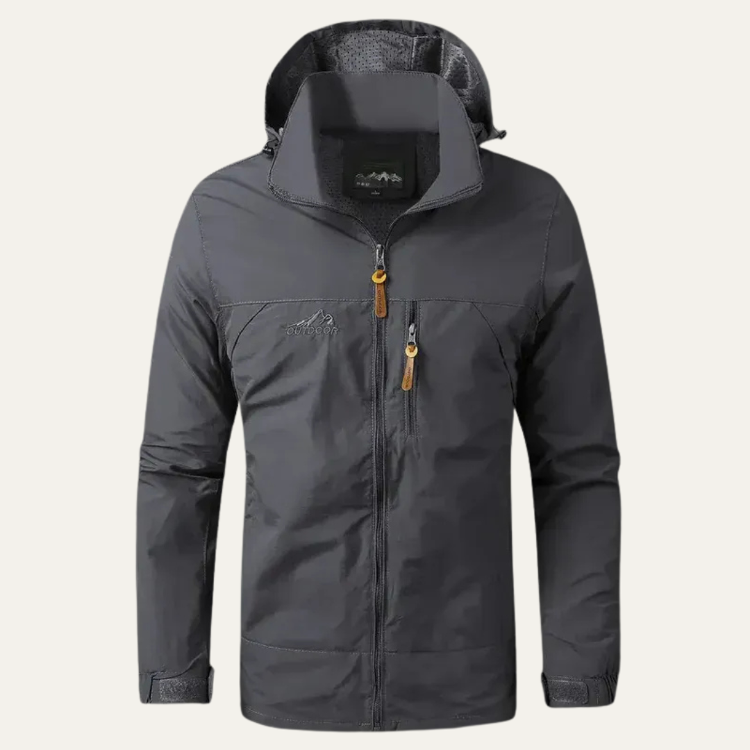 Men’s Technical Hooded Windbreaker Jacket