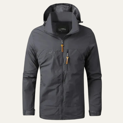 Men’s Technical Hooded Windbreaker Jacket
