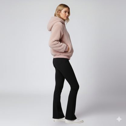 Liza | Winter Jacket - Oversized Reversible Zip-Up Outerwear for Women