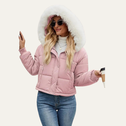 Women’s Warm Cropped Puffer Jacket