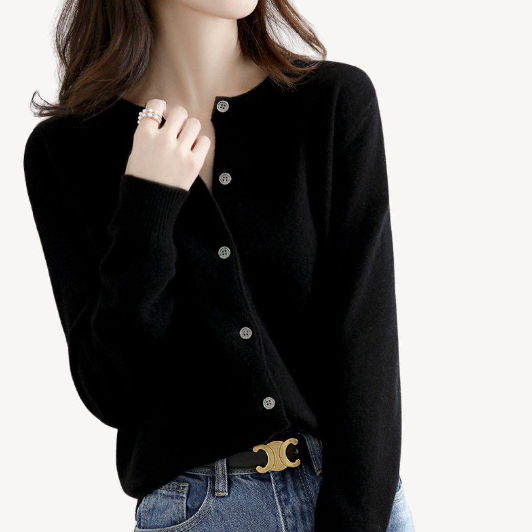 Women's Knit Button Front Cardigan