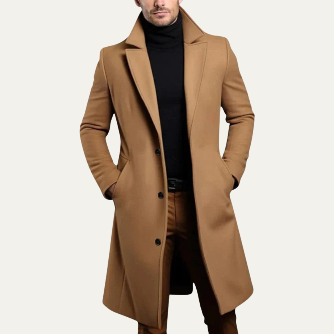 Men’s Tailored Long Topcoat