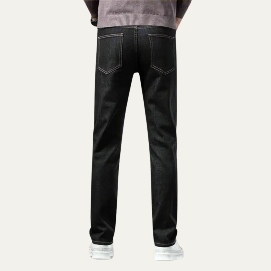 Men’s Classic Stretch Straight Fit Denim Jeans