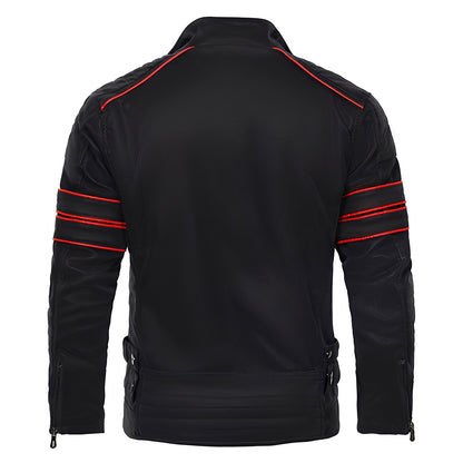 Cevori Durable Design Stylish Motorbike Leather Jacket