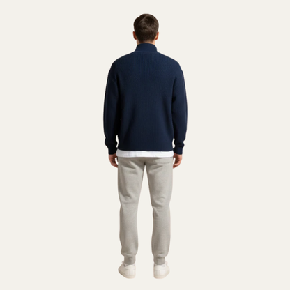 Men’s Classic Cable Knit Wool Blend Sweater