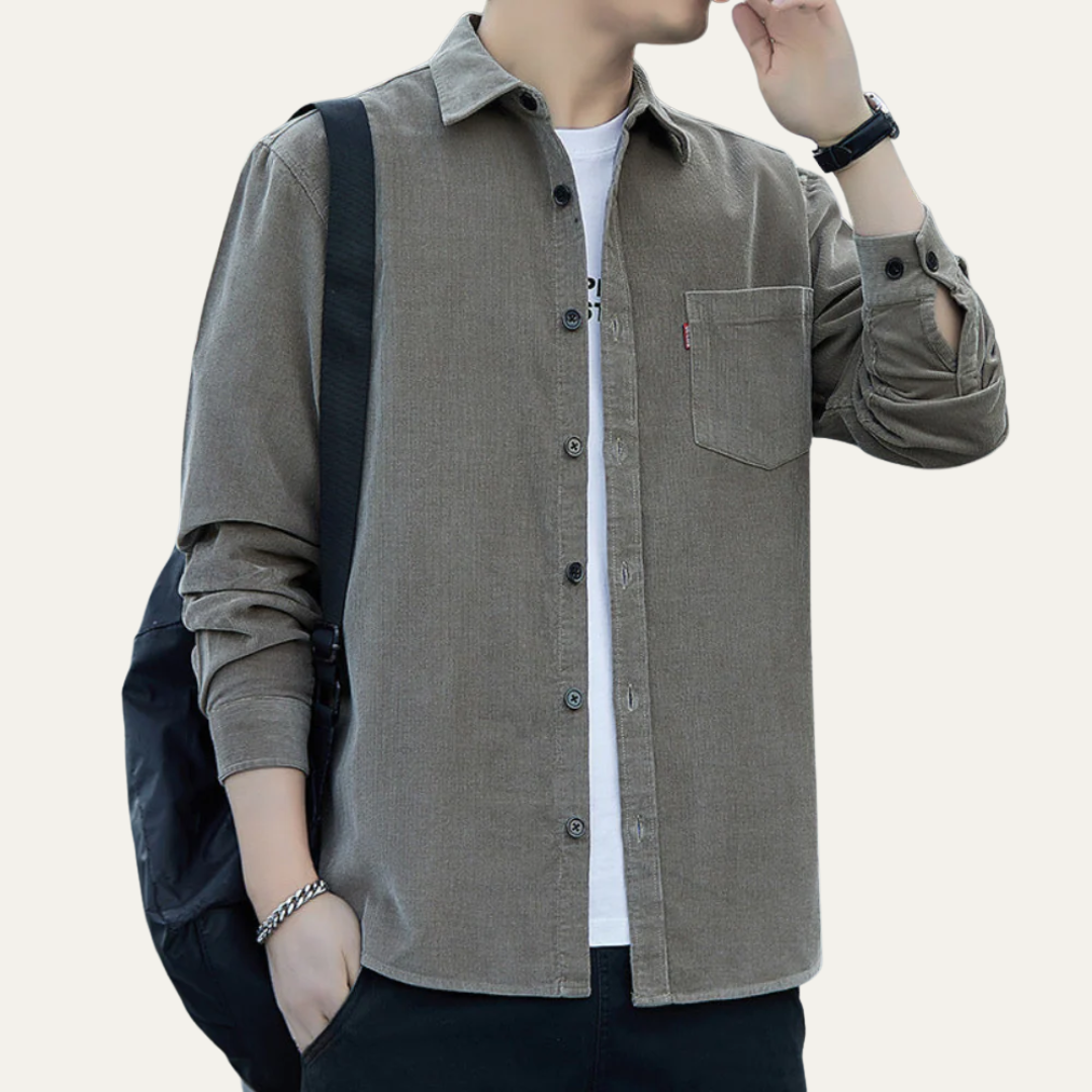 Men’s Classic Corduroy Button Down Shirt