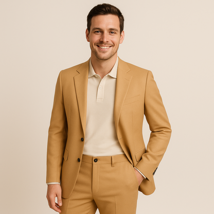 Two Piece Set Formal Suit Men