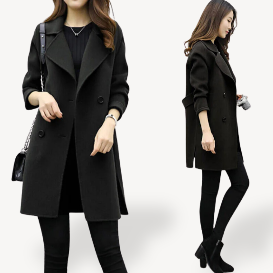 Classic Wool Blend Women's Coat