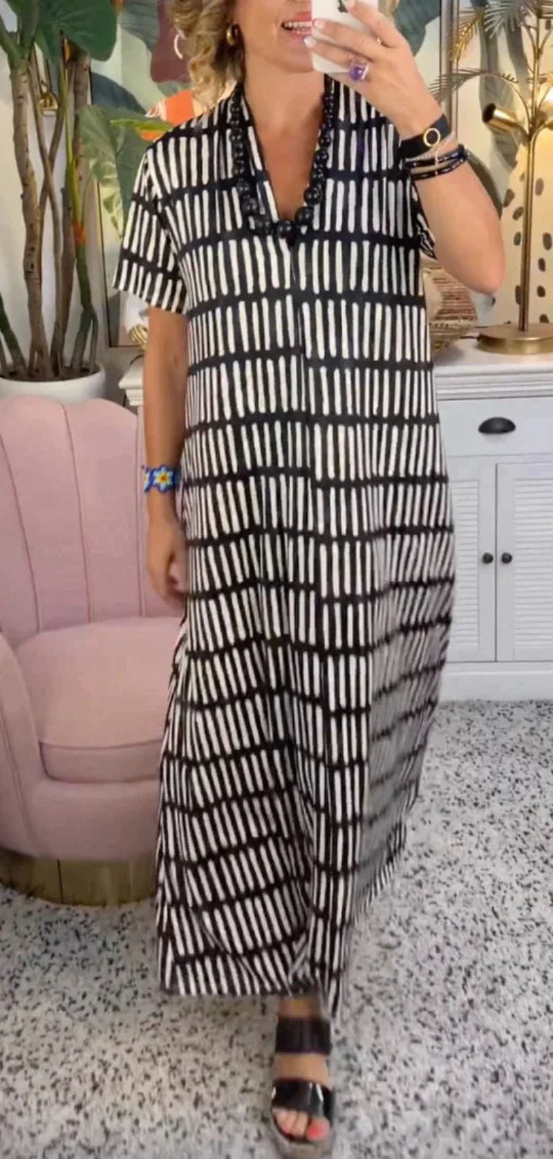 Summer Floral Long Maxi Dress for Women - BritishElegance
