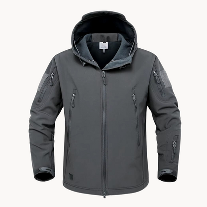 Men’s Tactical Full Zip Hooded Jacket