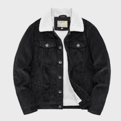 Men’s Sherpa Lined Corduroy Trucker Jacket