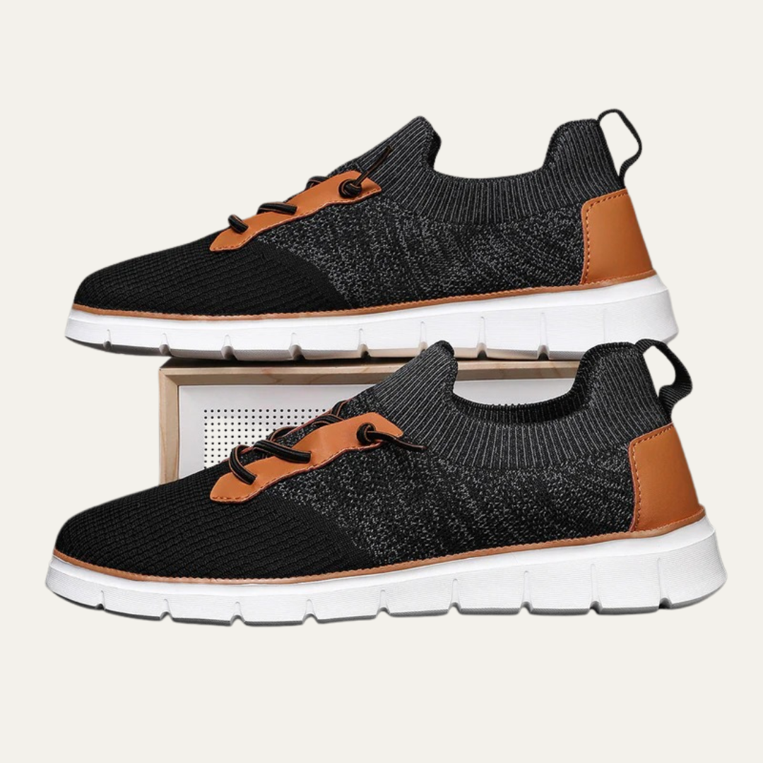 Men’s Knitted Platform Athleisure Sneakers