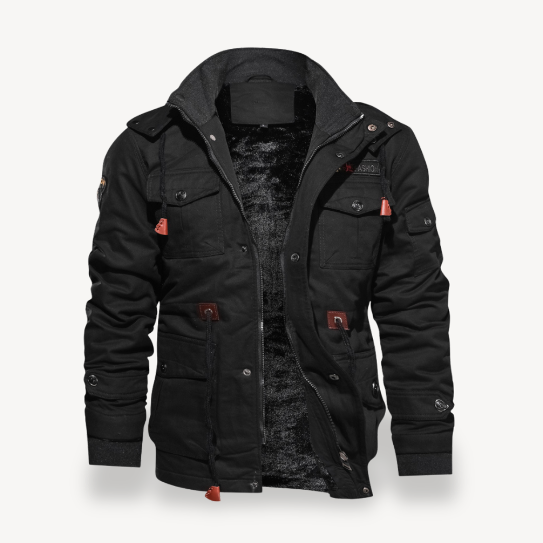 Warm Winter Bomber Jacket Men