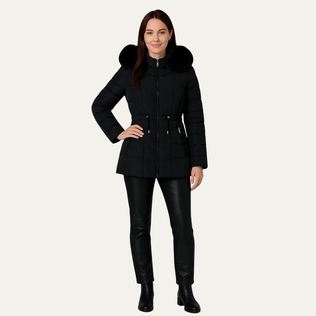 Women’s Elegant Hip-Length Puffer Jacket