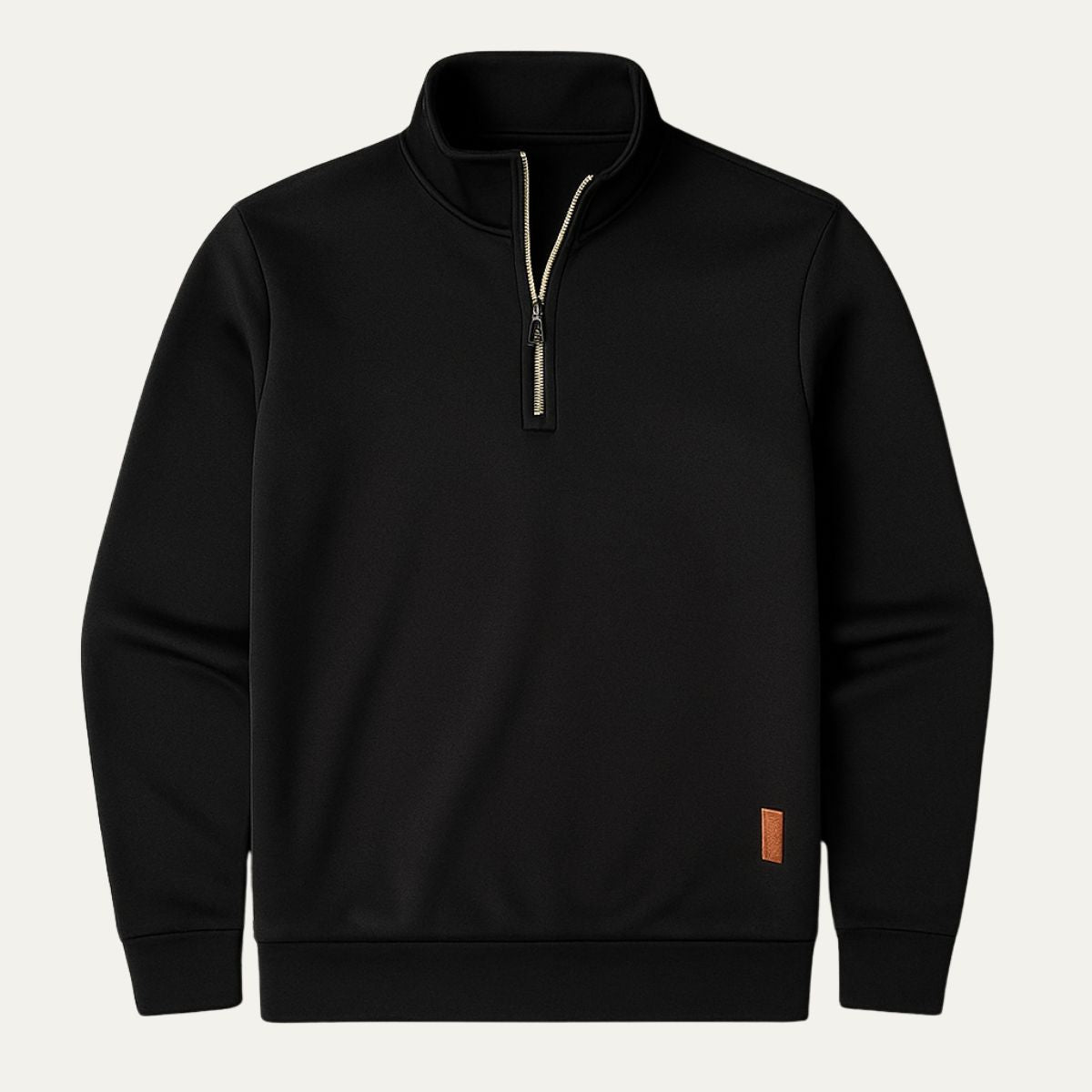 Men’s Quarter Zip Mock Collar Sweatshirt