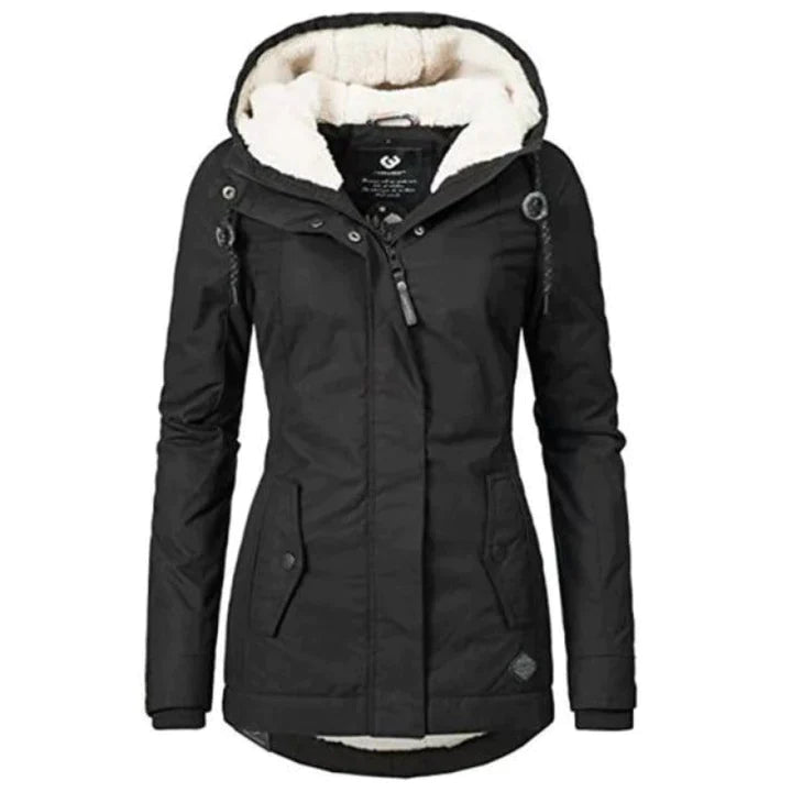 Warm Waterproof Parka Coat for Ladies