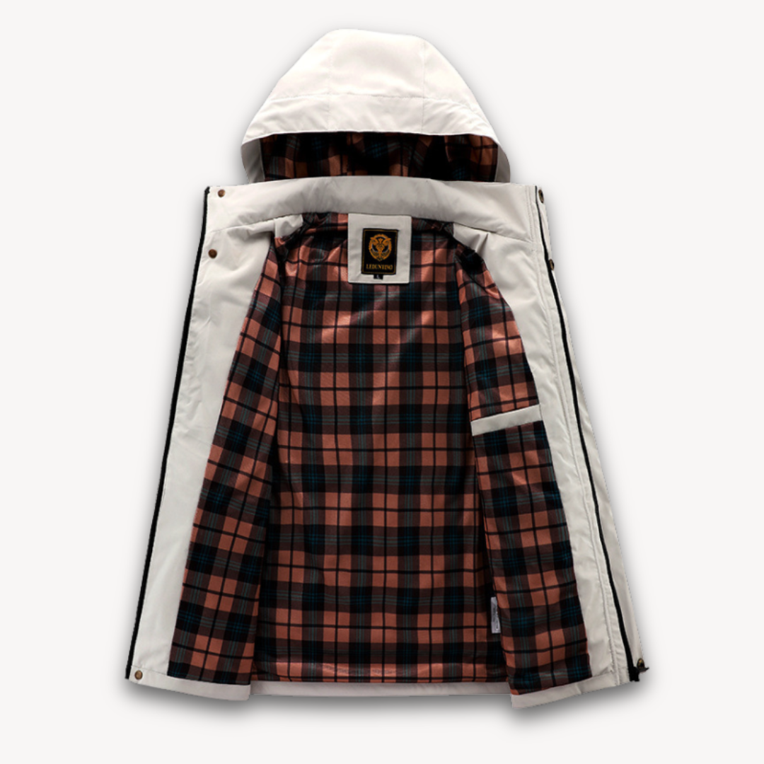 Men's Hooded Water-resistant Winter Jacket