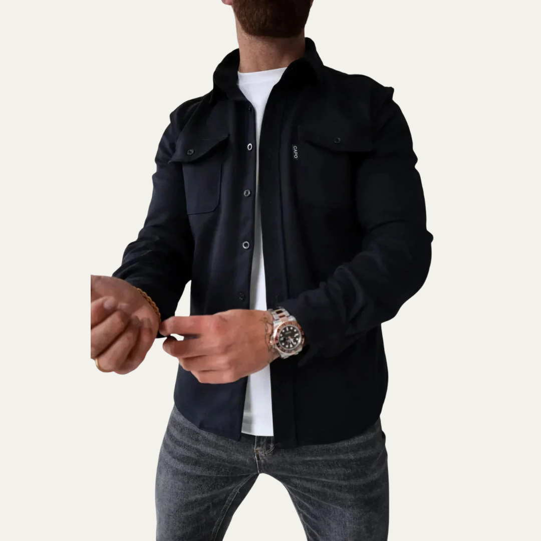 Men’s Military-Inspired Shacket