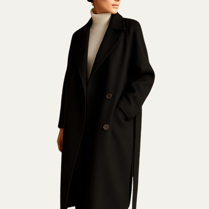 Women’s Oversized Double-Breasted Overcoat