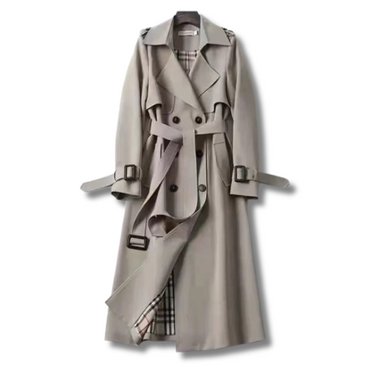 Women’s Premium Classic Trench Coat – Wool-Blend Fabric & Timeless Style