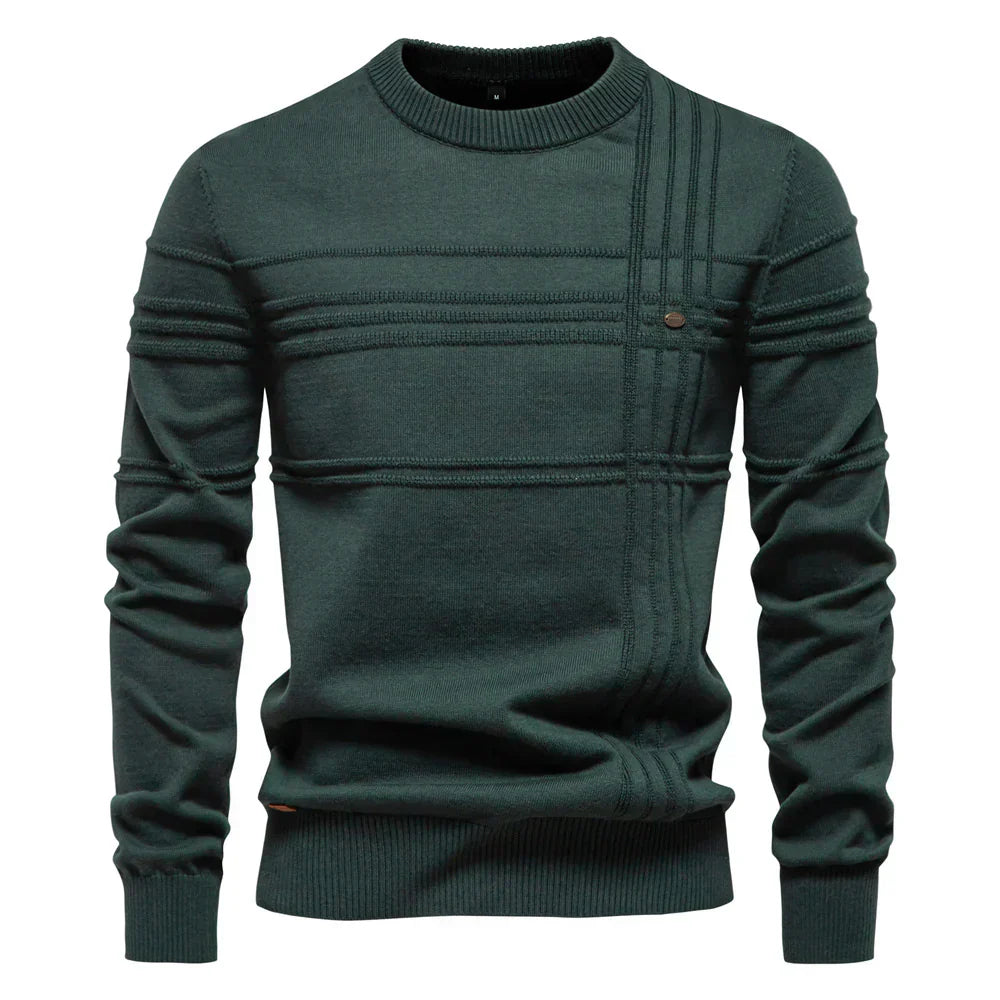 Joseph | Men's Sweater with Chest Pattern