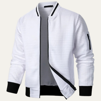 The Livingston Men's Lightweight Quilted Bomber Jacket