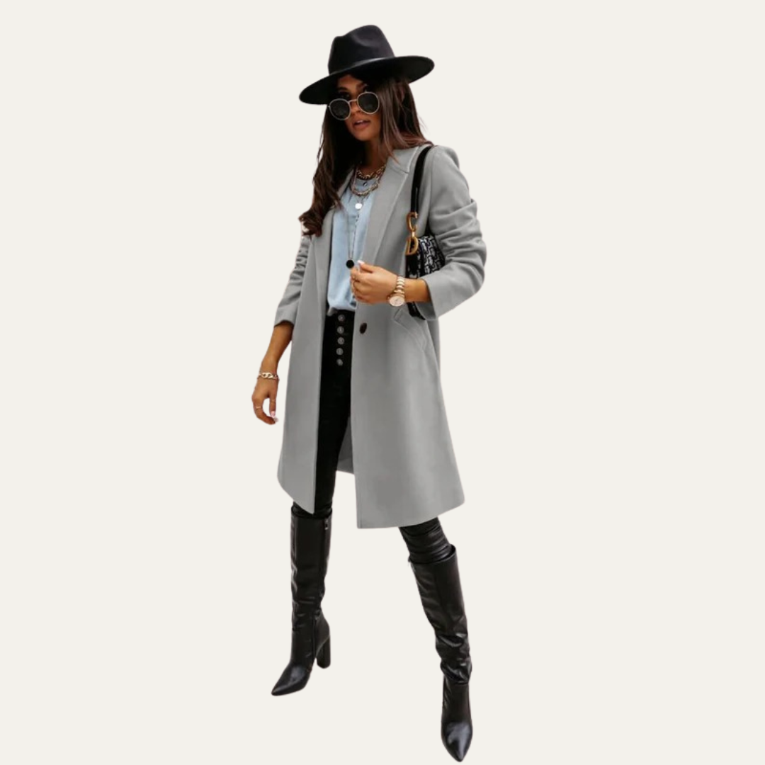 Women’s Tailored Single-Breasted Coat