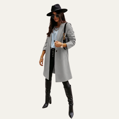 Women’s Tailored Single-Breasted Coat