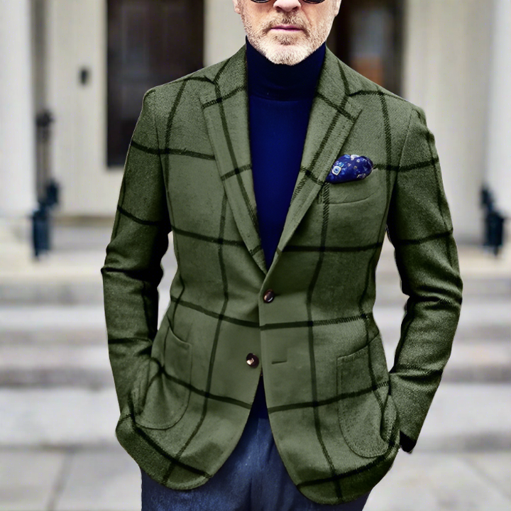 Men's Darnell Blazer: Stylish Checked Design