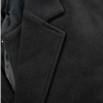 Modern Hooded Overcoat for Men