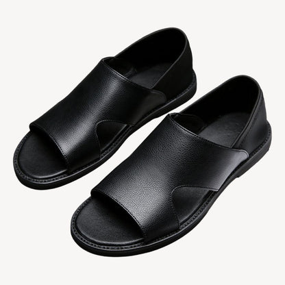 Men's Leather Orthopedic Slip-On Sandals