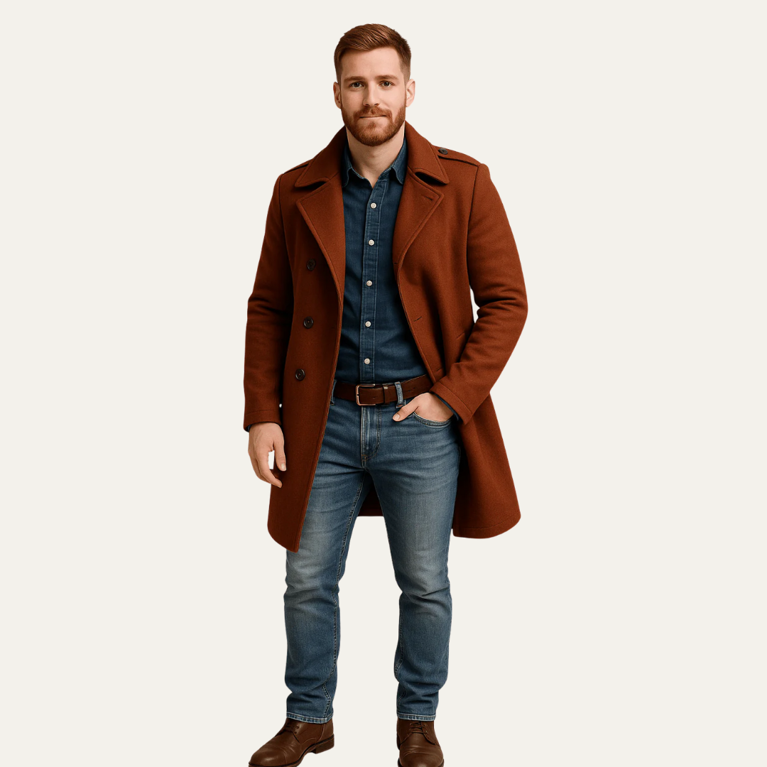 Men’s Classic Mid Length Coat