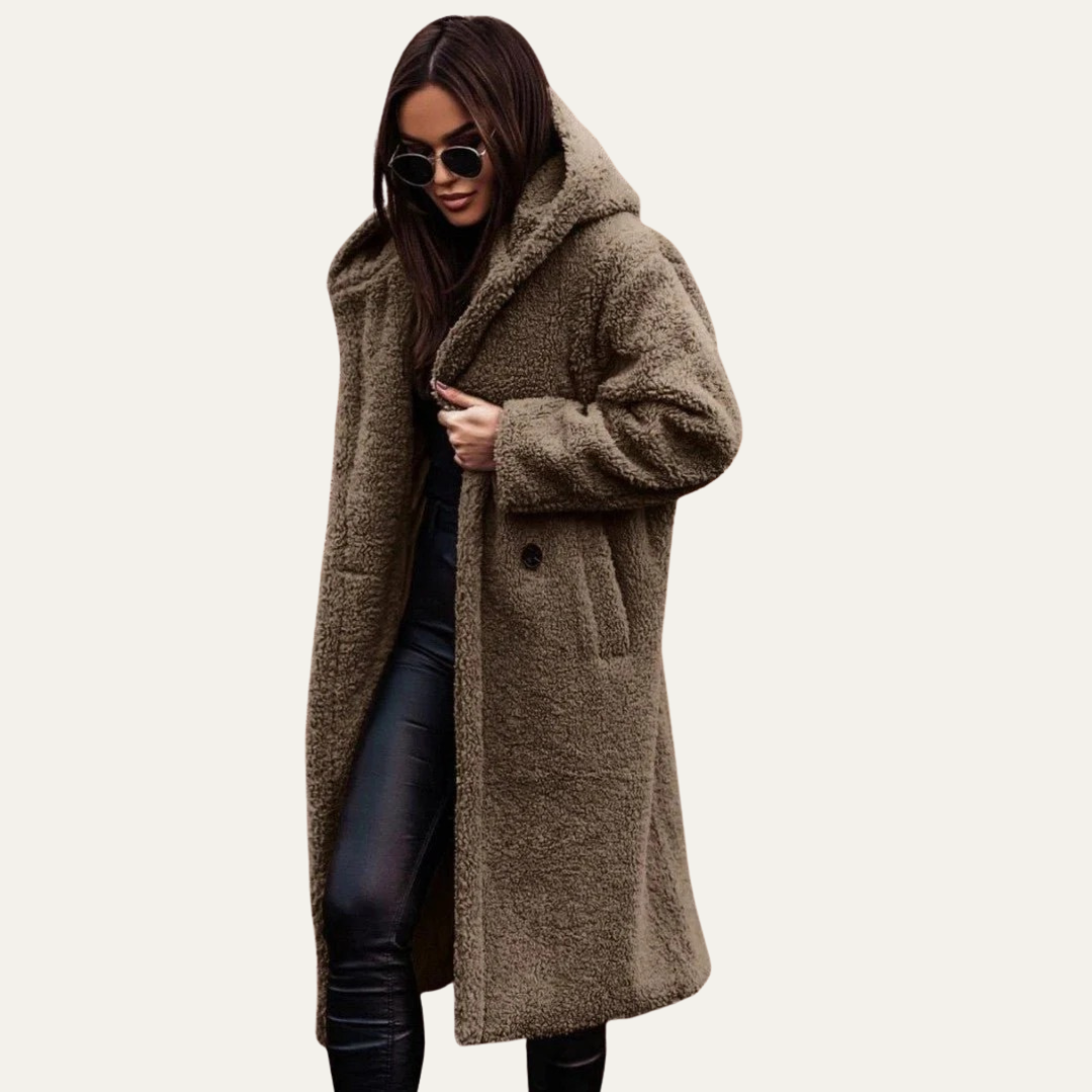 Women’s Oversized Long Teddy Coat