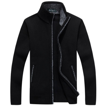 Men’s High Collar Zip Jacket