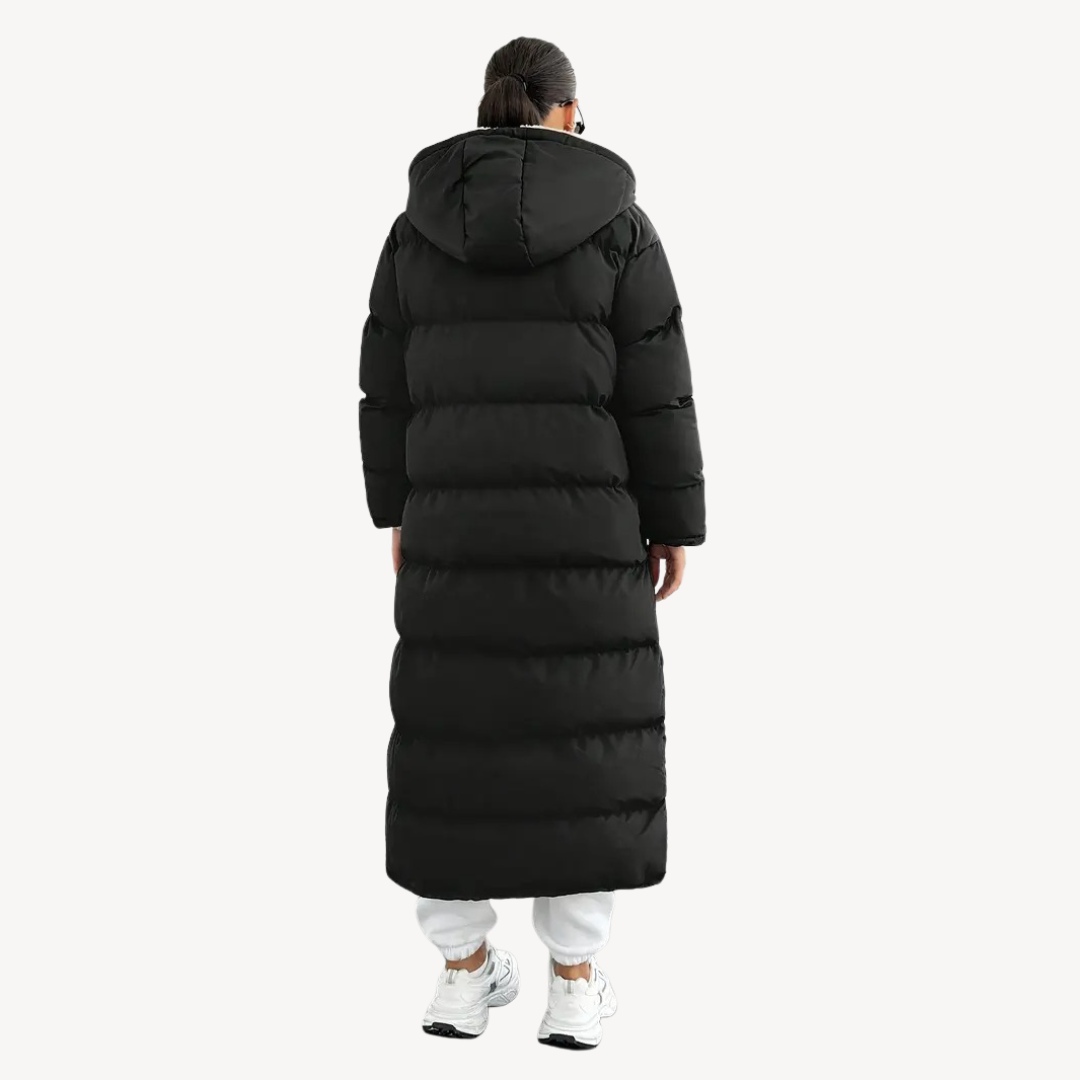 Women’s Black Hooded Puffer Coat