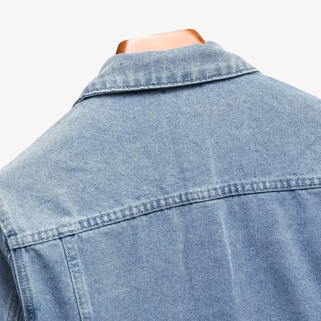 Light Blue Denim Jacket for Men