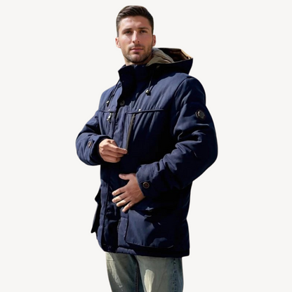 Fleece Lined Parka Jacket Men